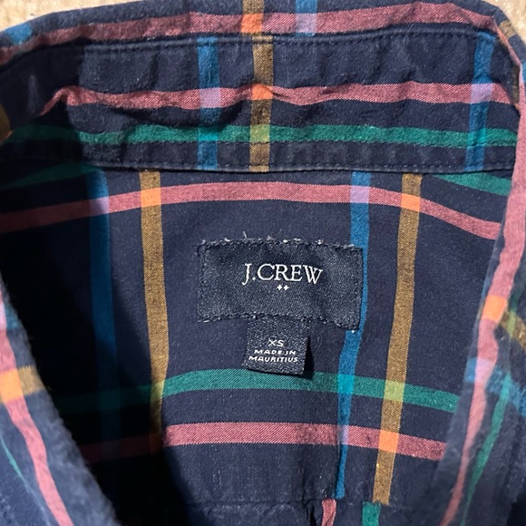 EUC Men’s J. Crew Plaid Button-down XS - Picture 4 of 7